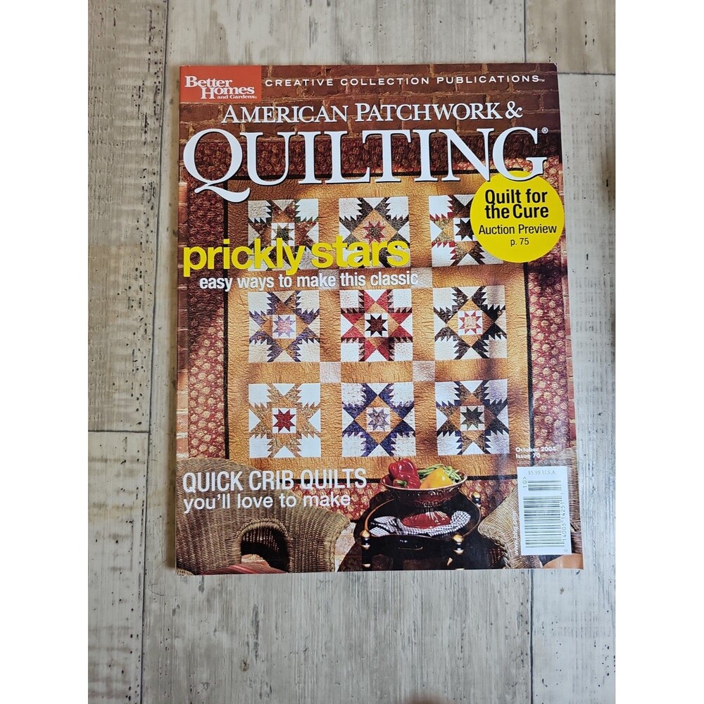 American Patchwork Quilting Oct 2004 Issue 70 Prickly Stars 2 Patterns